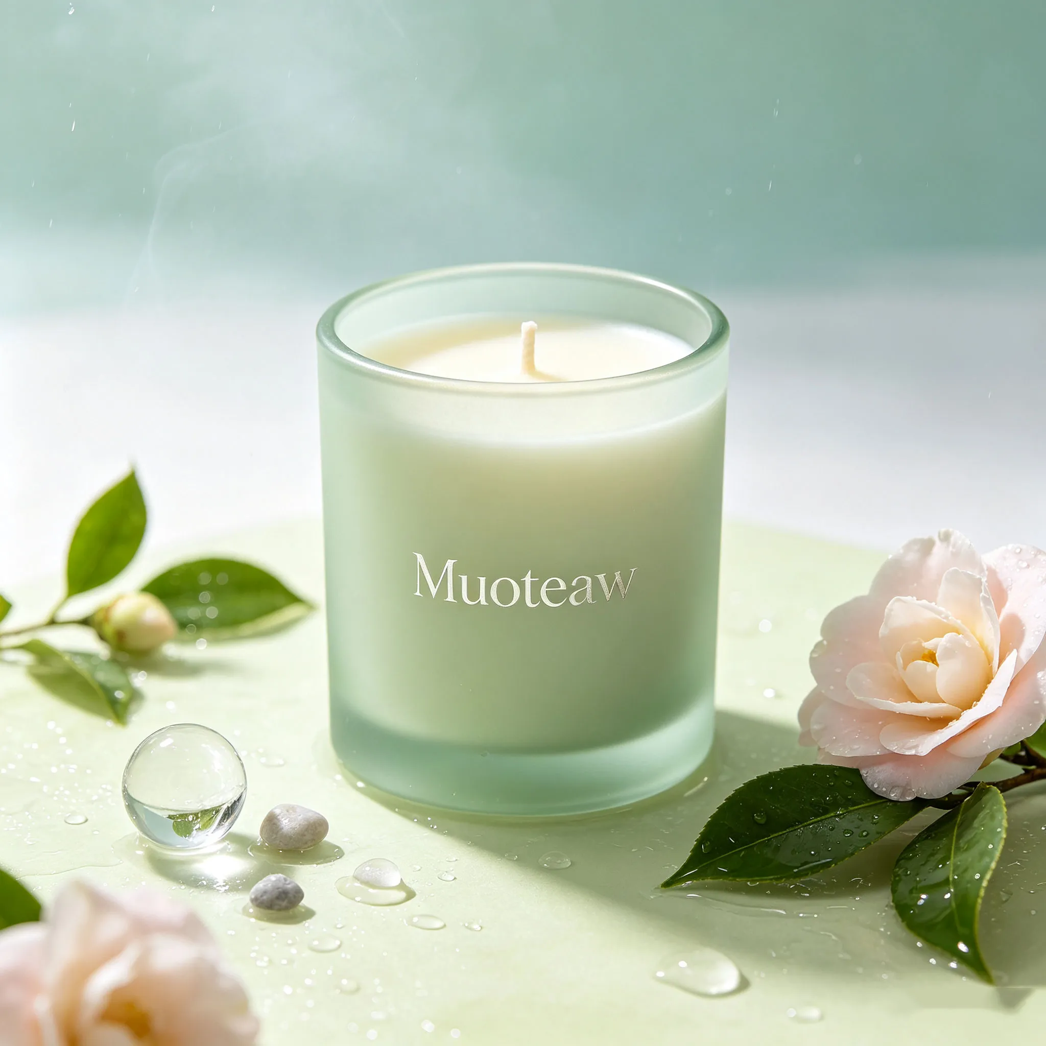 Muoteaw Rain Garden & Camellia Mist Scented Candle